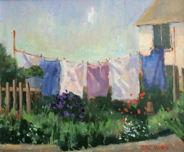 - Oil on Board, Painting by Eric Ward, measuring 25 x 30 cm (H x W) framed at 43 x 48 cm £425
